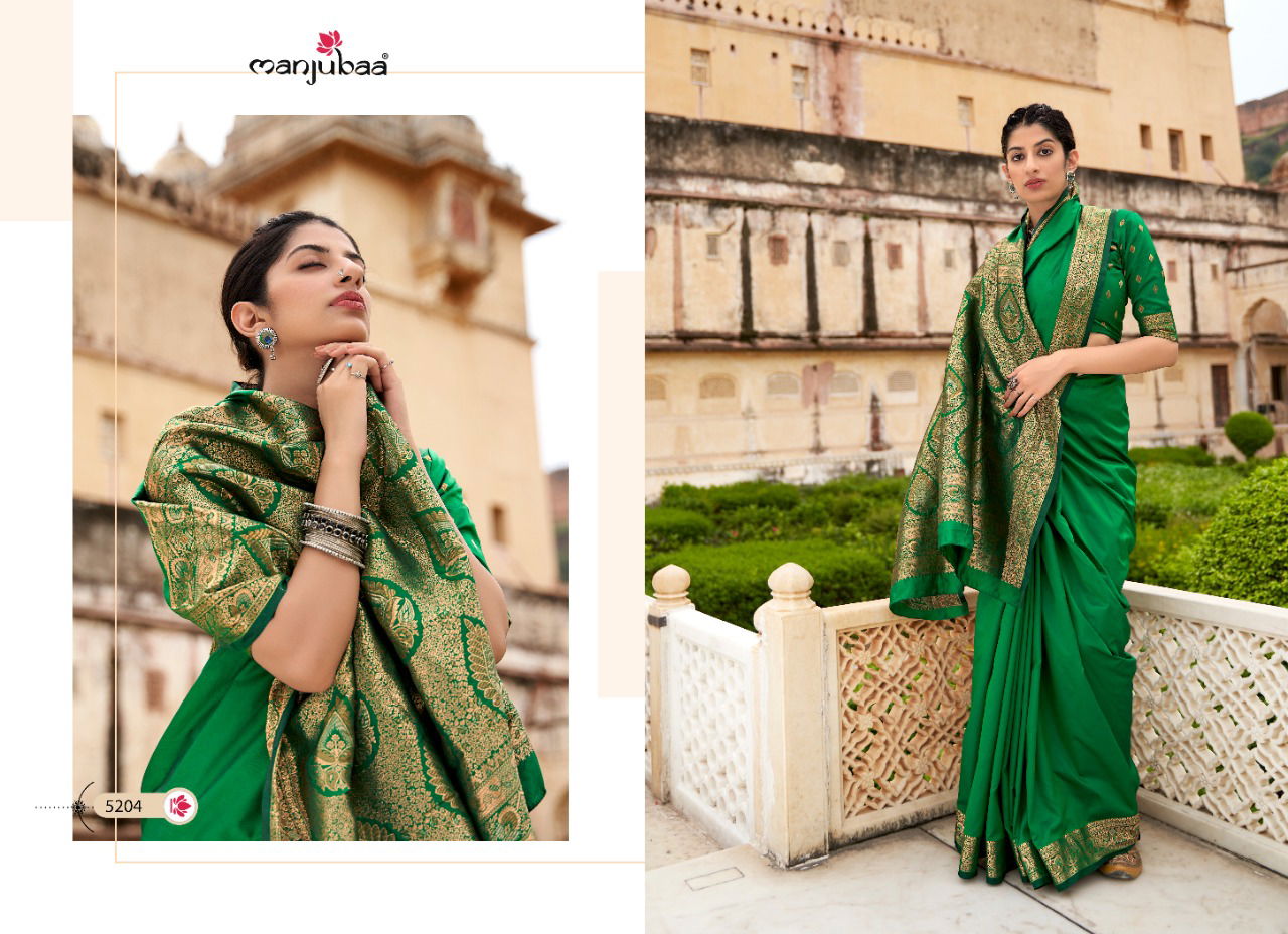 Majubaa Maheen Festive Wear Fancy Designer Silk Saree Collection